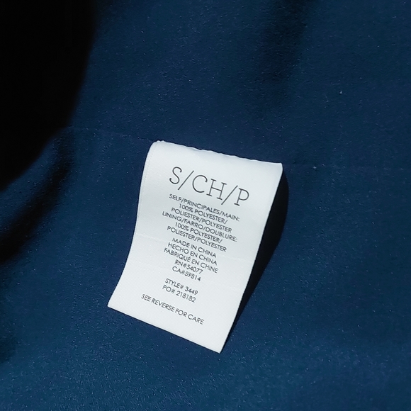 Cabi Teal Floral Print #3449 Still Life Lightweight V-neck Cami Tank Top Blouse - Picture 8 of 10